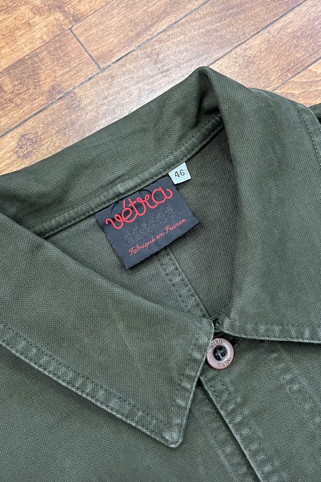 Vetra Chore Coat Olive Broken Twill