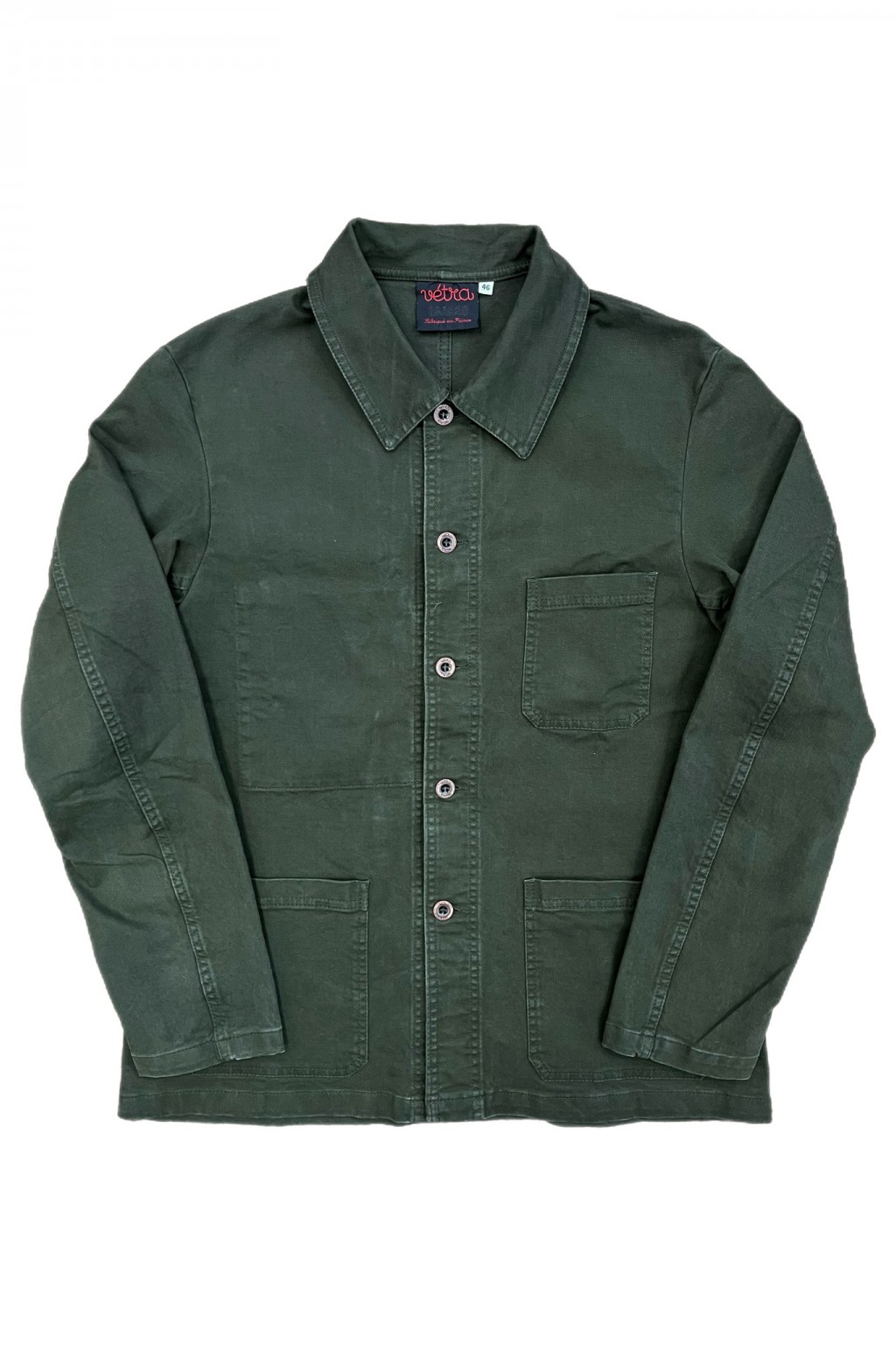 Vetra Chore Coat Olive Broken Twill