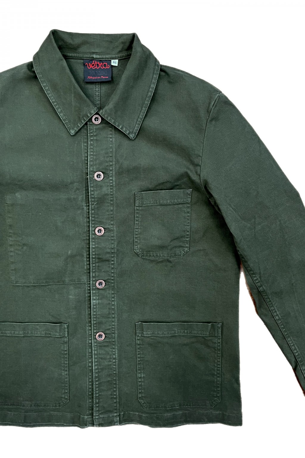 Vetra Chore Coat Olive Broken Twill