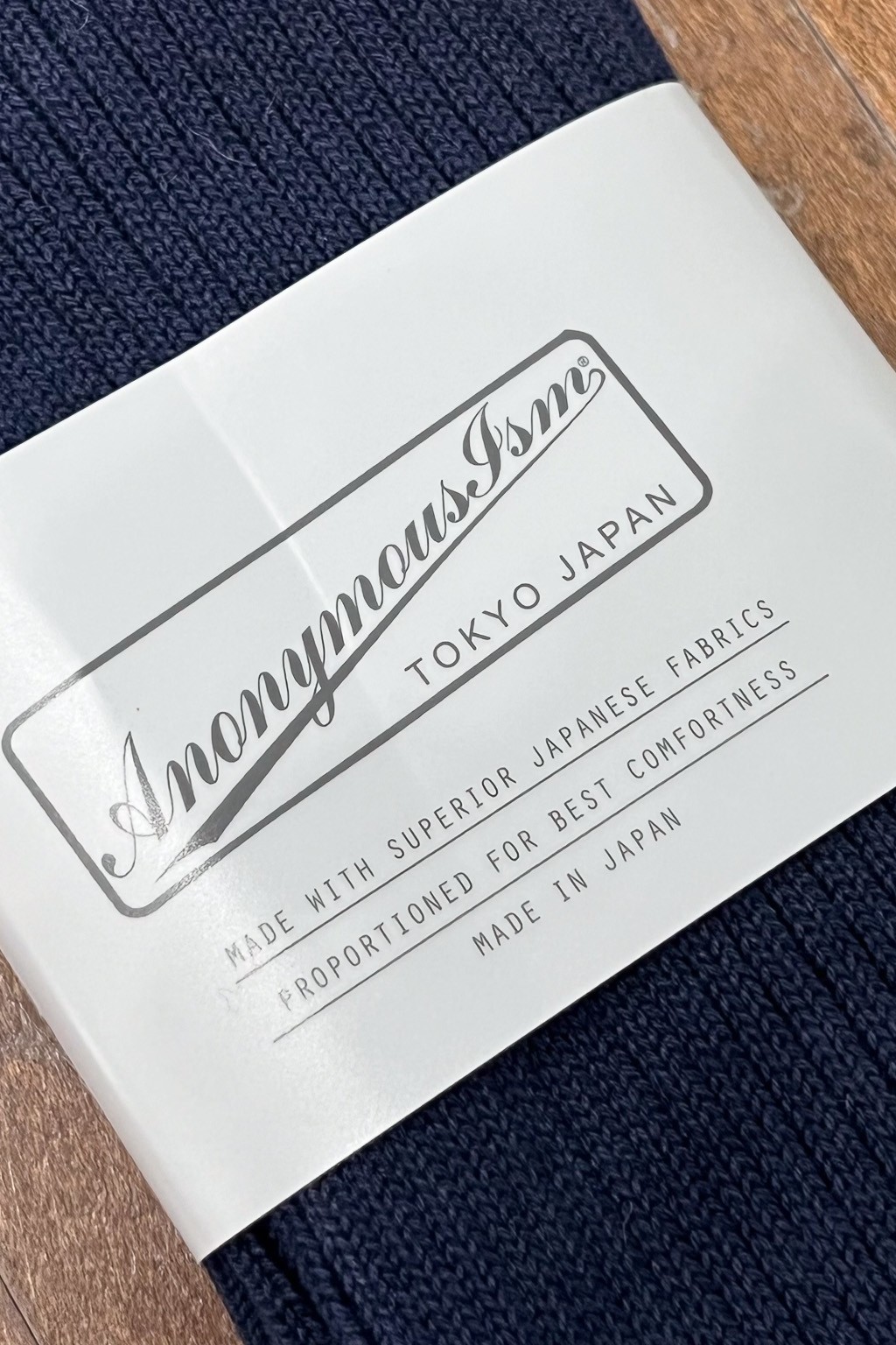 AnonymousIsm Brilliant Crew Sock Navy