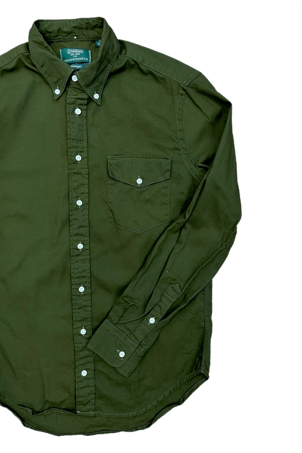 Gitman Bros. Vintage 1959 Independence Oxford Olive Overdye
