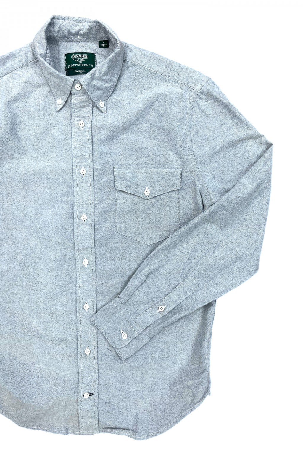 Gitman Bros. Vintage 1959 Independence Oxford Navy Brushed Fall Oxford