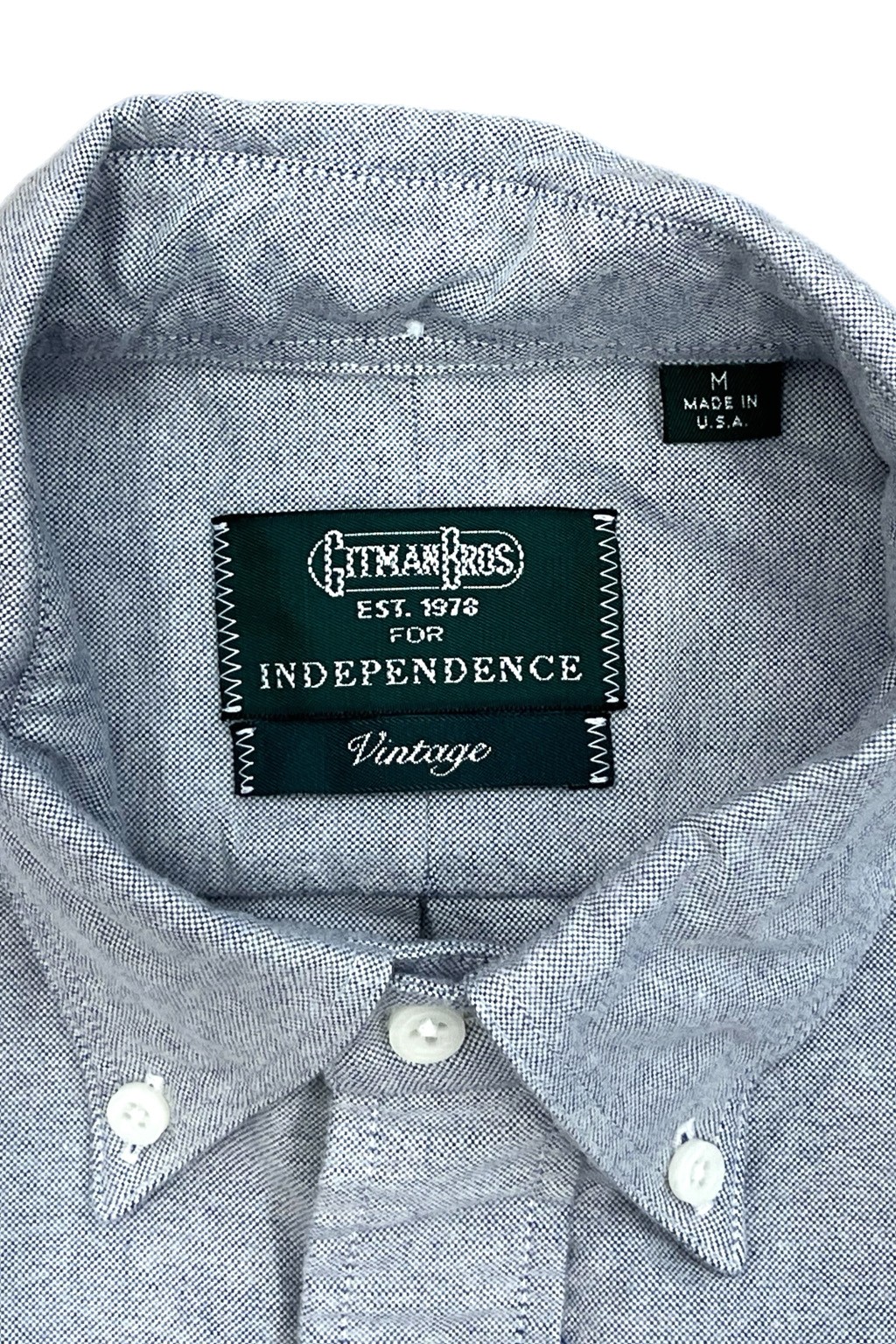 Gitman Bros. Vintage 1959 Independence Oxford Navy Brushed Fall Oxford