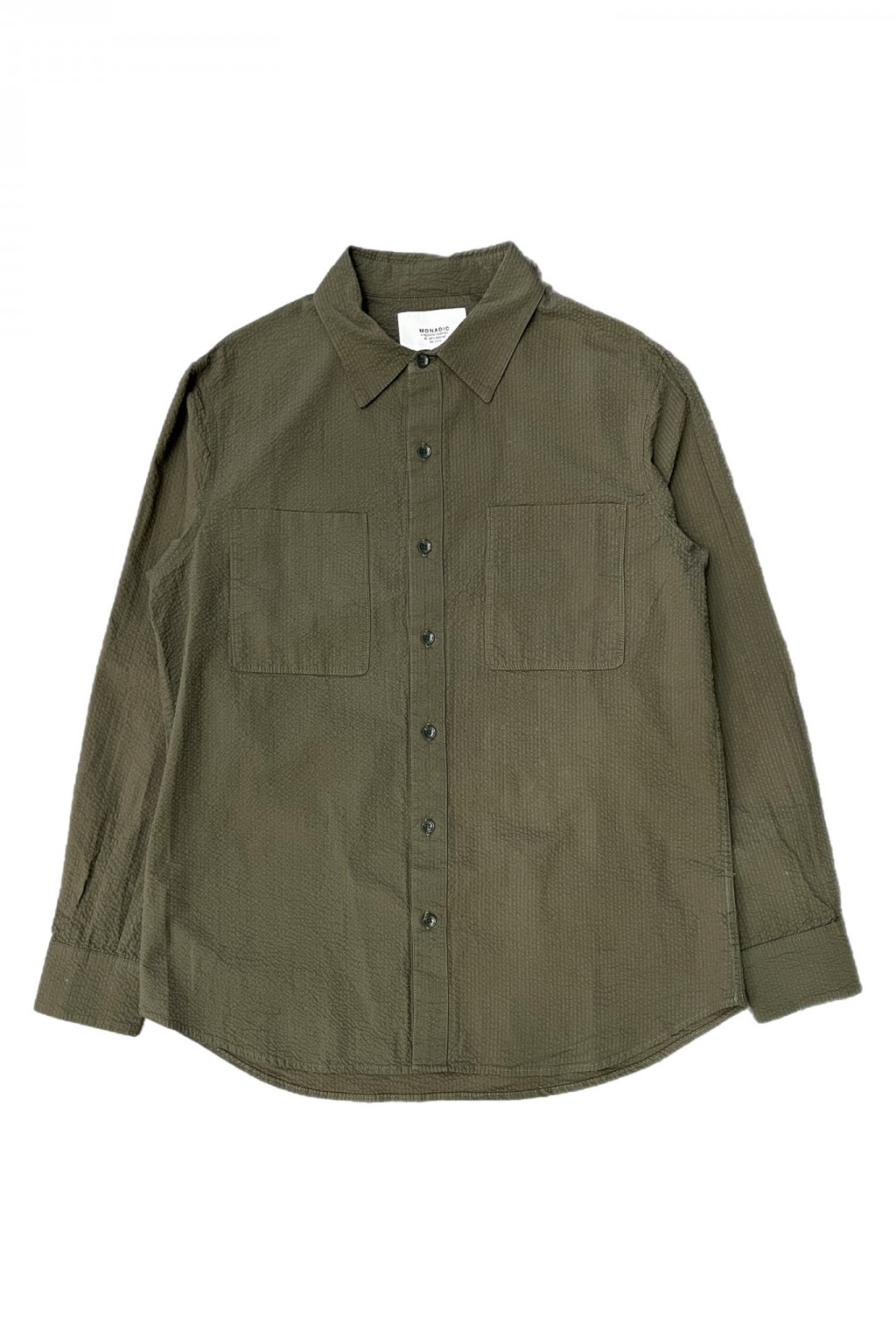 Monadic Aetna Shirt Drab Seersucker