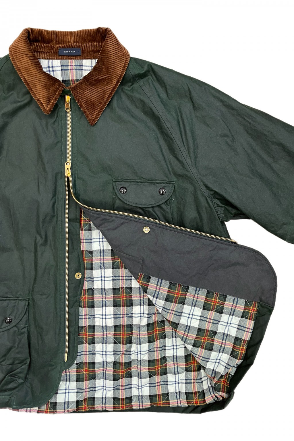 Coverall Jacket Drake Green Jacket Drake's Waxed Coverall Jacket