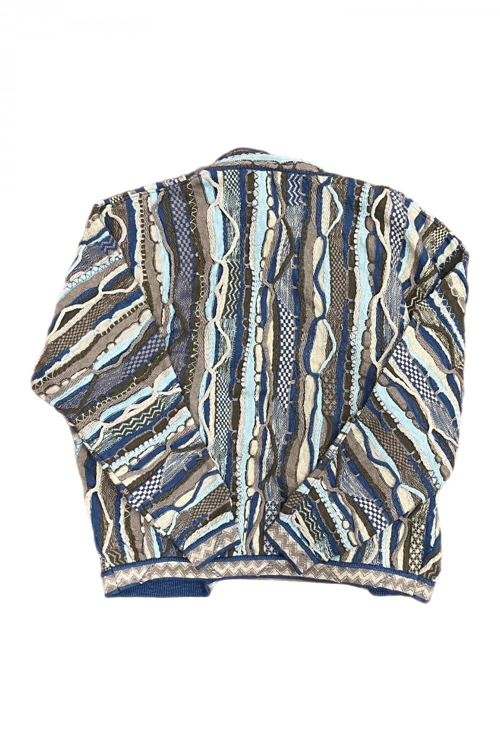 Kapital 7G Knit GAUDY Cardigan Navy - Made in Japan | Knits