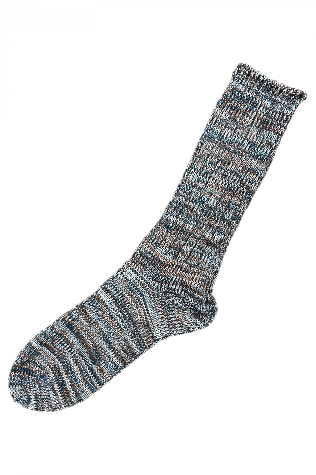 AnonymousIsm 5 Color Mix Crew Sock S. Beige