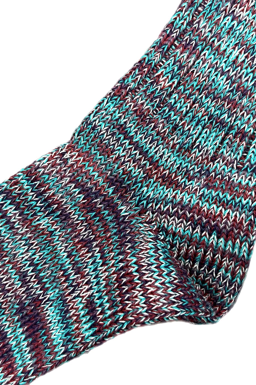 AnonymousIsm 5 Color Mix Crew Sock D. Violet