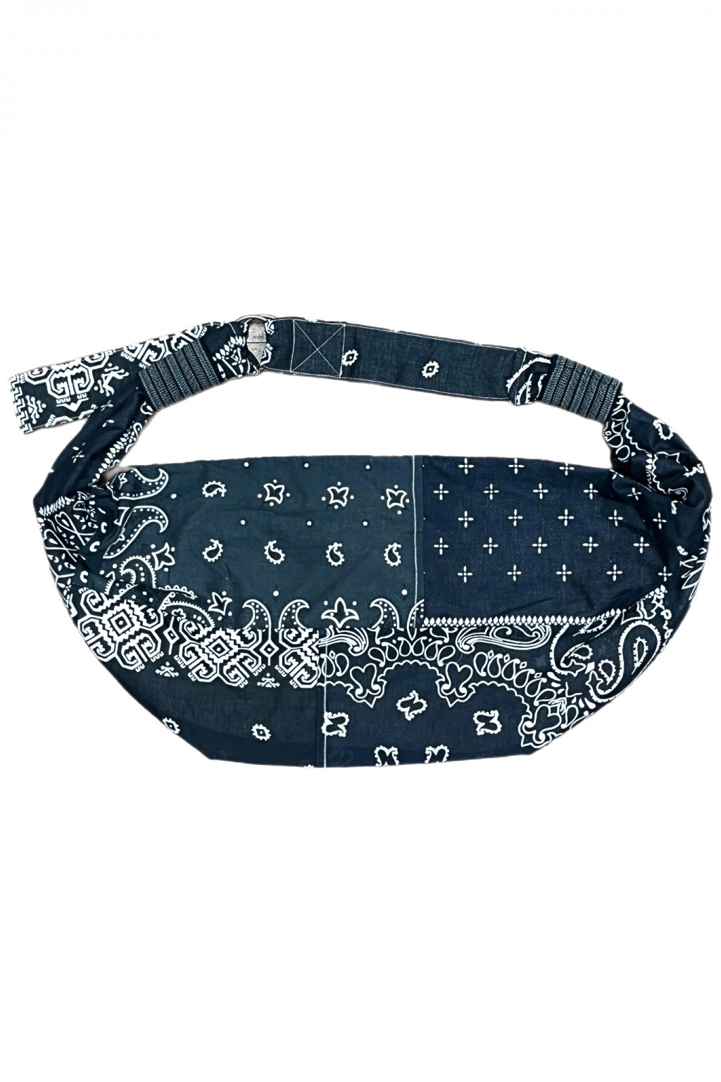 Kapital Gauze Bandana BEACH SNUFKIN BAG Black - Made in
