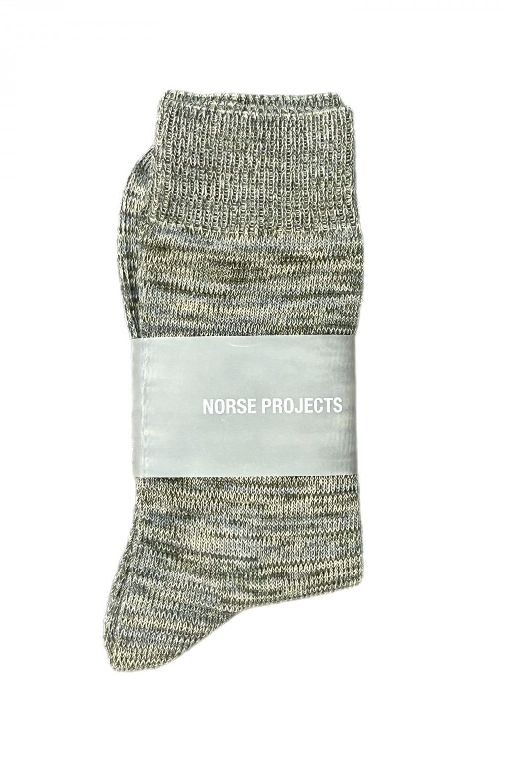 Norse Projects Bjarki Cotton Twist Sock Moss Green