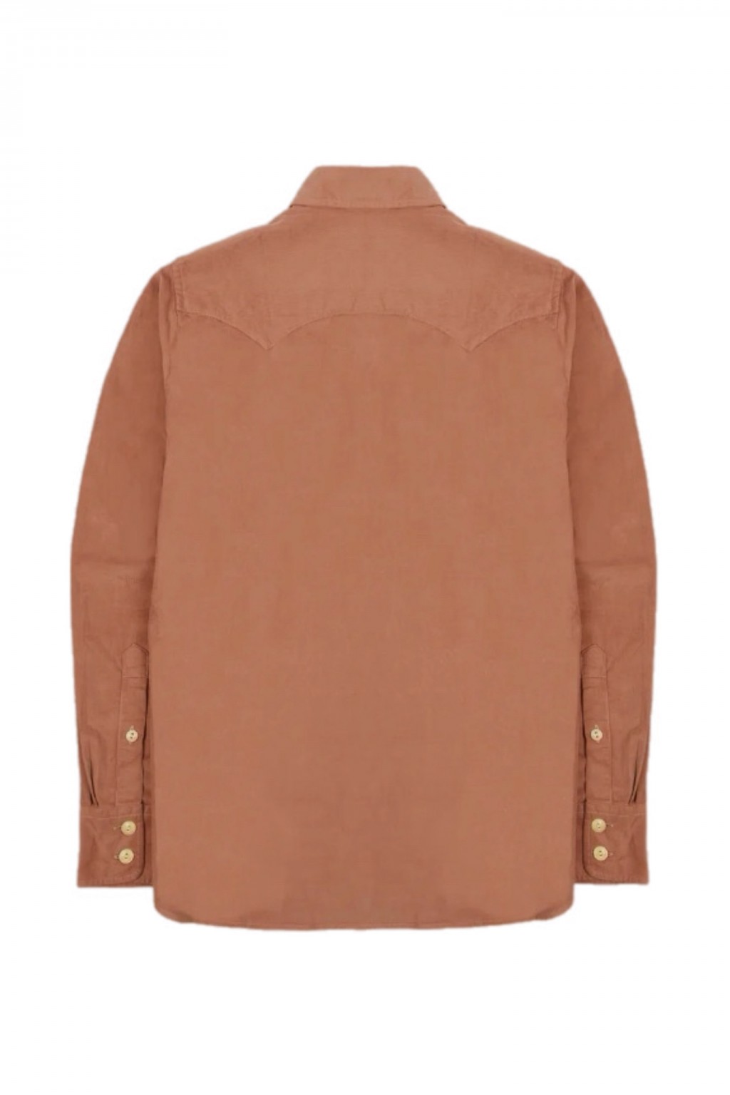 Drake's Corduroy Western Shirt Washed Red