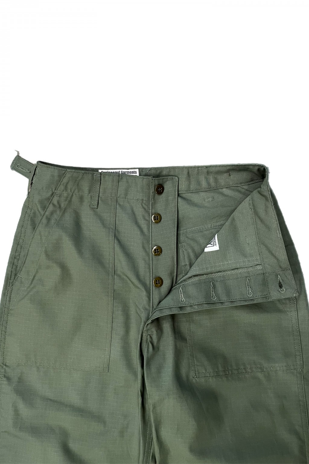 Engineered Garments Workaday Fatigue Pant Olive Cotton Ripstop