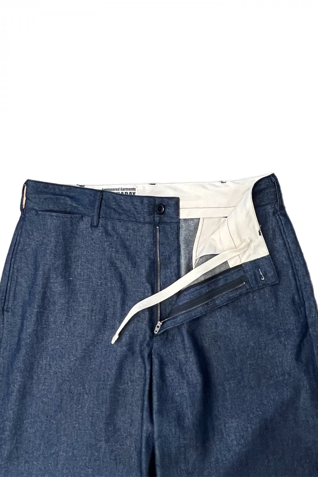 Engineered Garments Workaday Chino Pant Indigo Industrial 8oz Denim