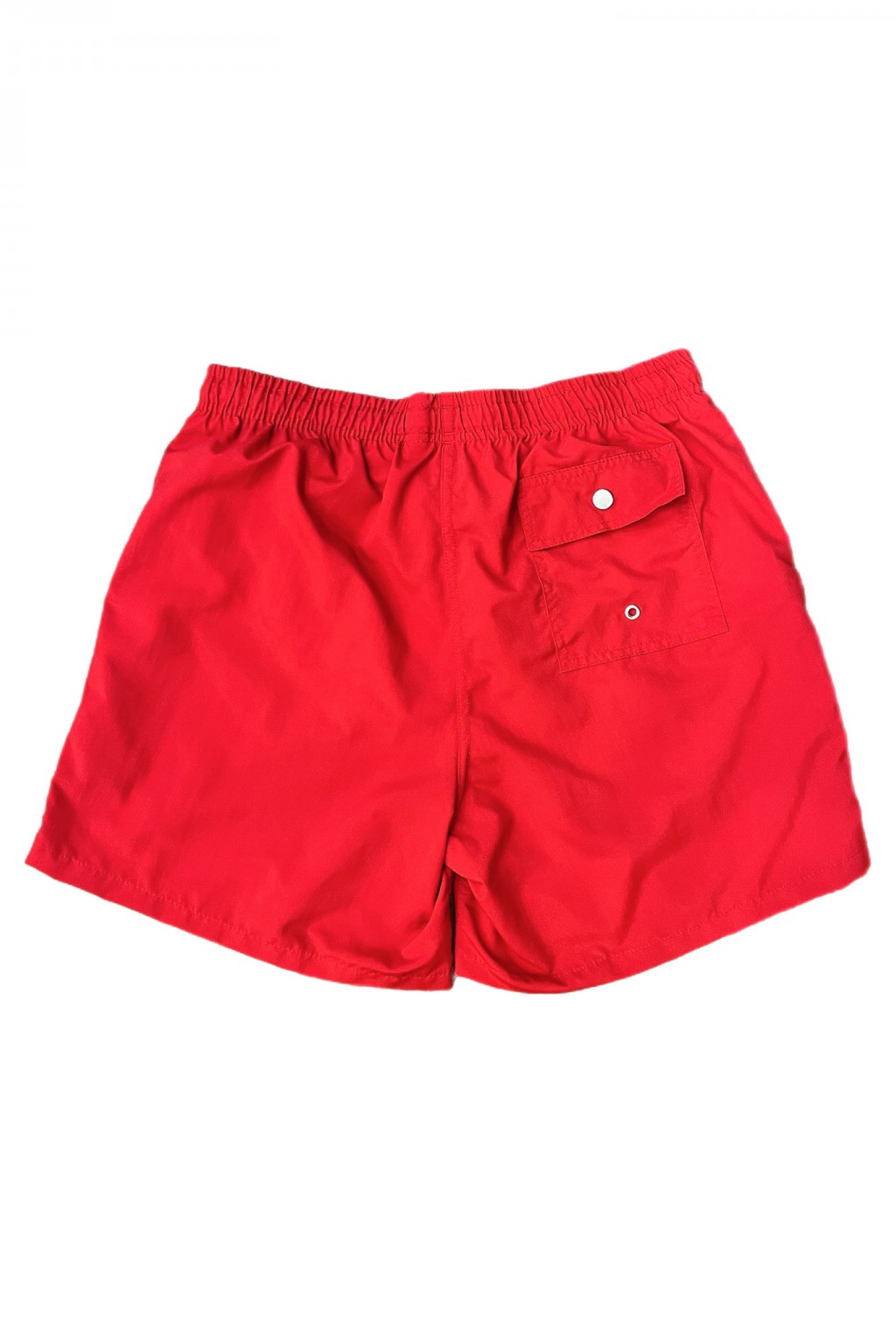 Bather Solid Swim Trunk Red