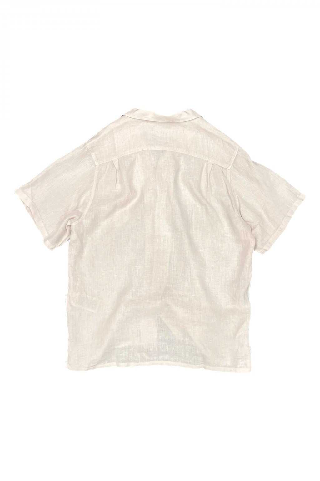 Bather Linen Camp Shirt Pearl