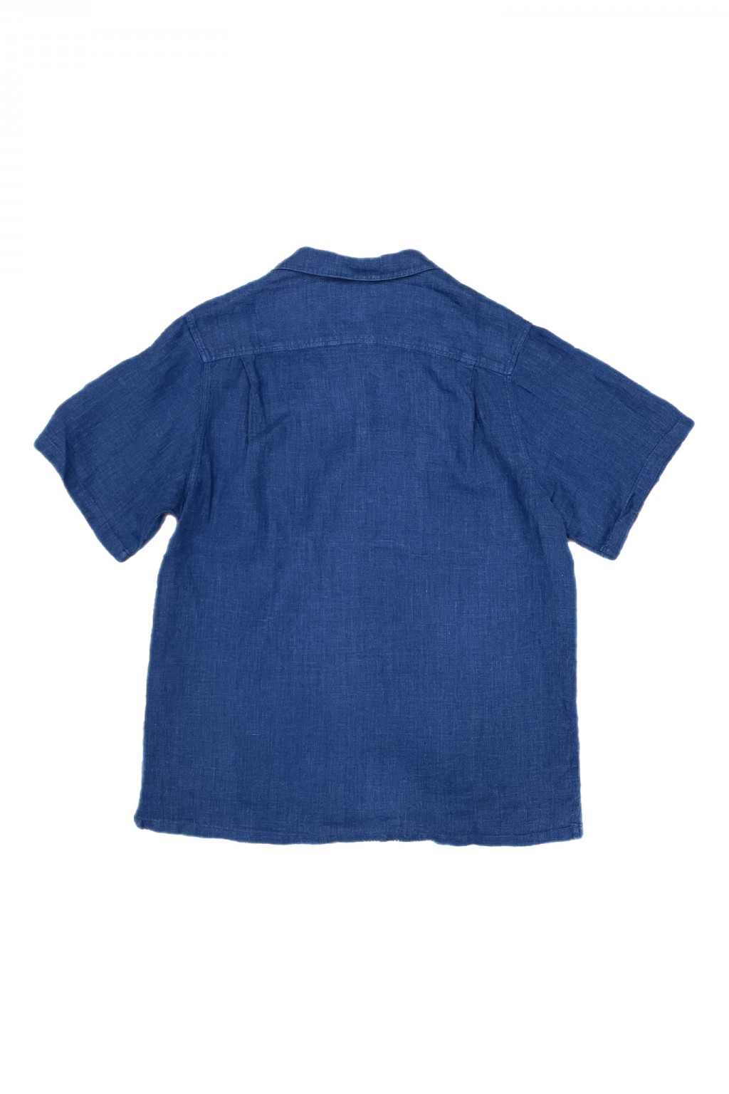 Bather Linen Camp Shirt Navy