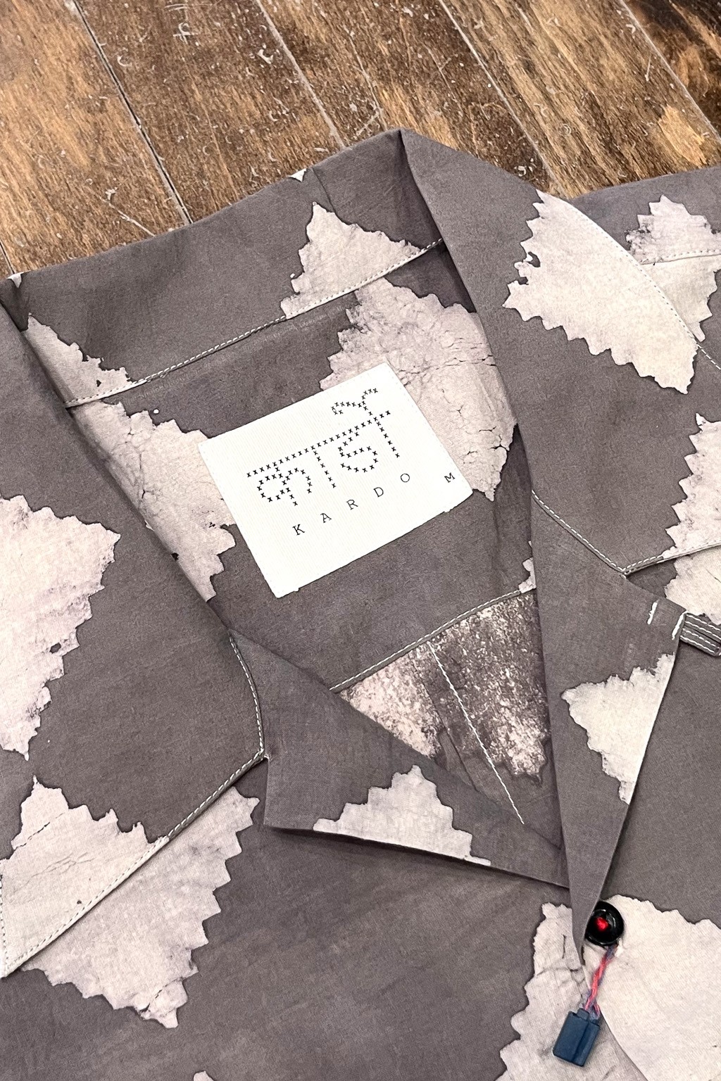 Kardo Rohit Camp Shirt Diamond Block Print