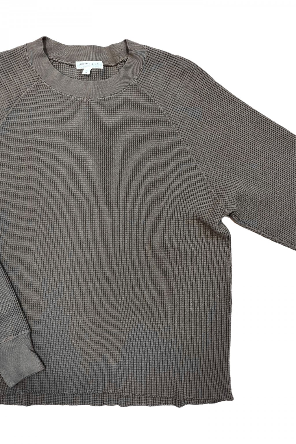 Lady White Co. Raglan Thermal Deep Cement