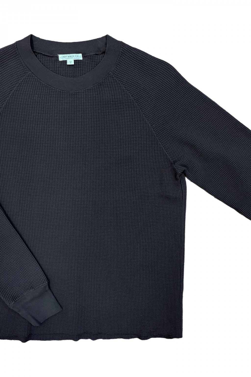Lady White Co. Raglan Thermal Tire Black