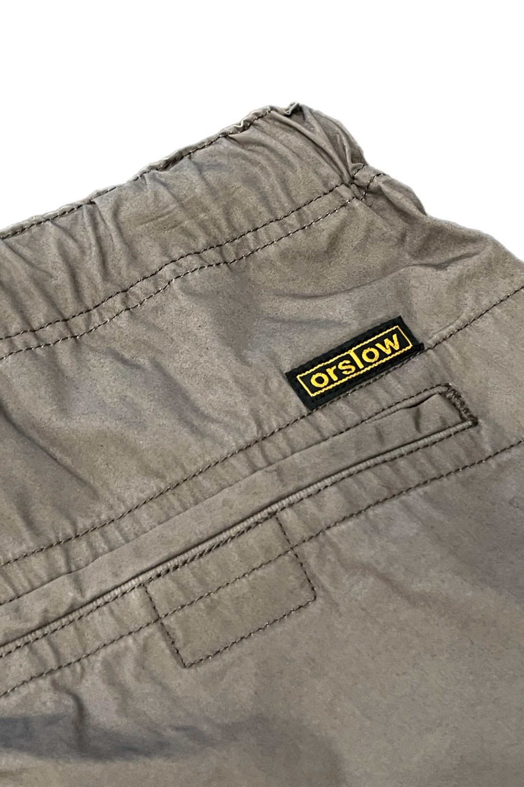 Orslow New Yorker Shorts Greige Typewriter Cloth