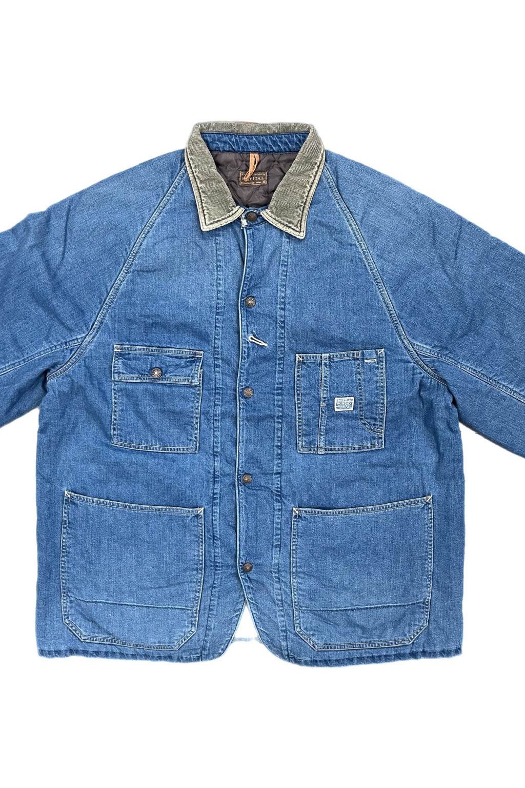 Kapital 8ozデニムライニングCACTUSカバーオール(インディゴ（加工 Kapital 8ozデニムライニングCACTUSカバーオール(インディゴ（加工