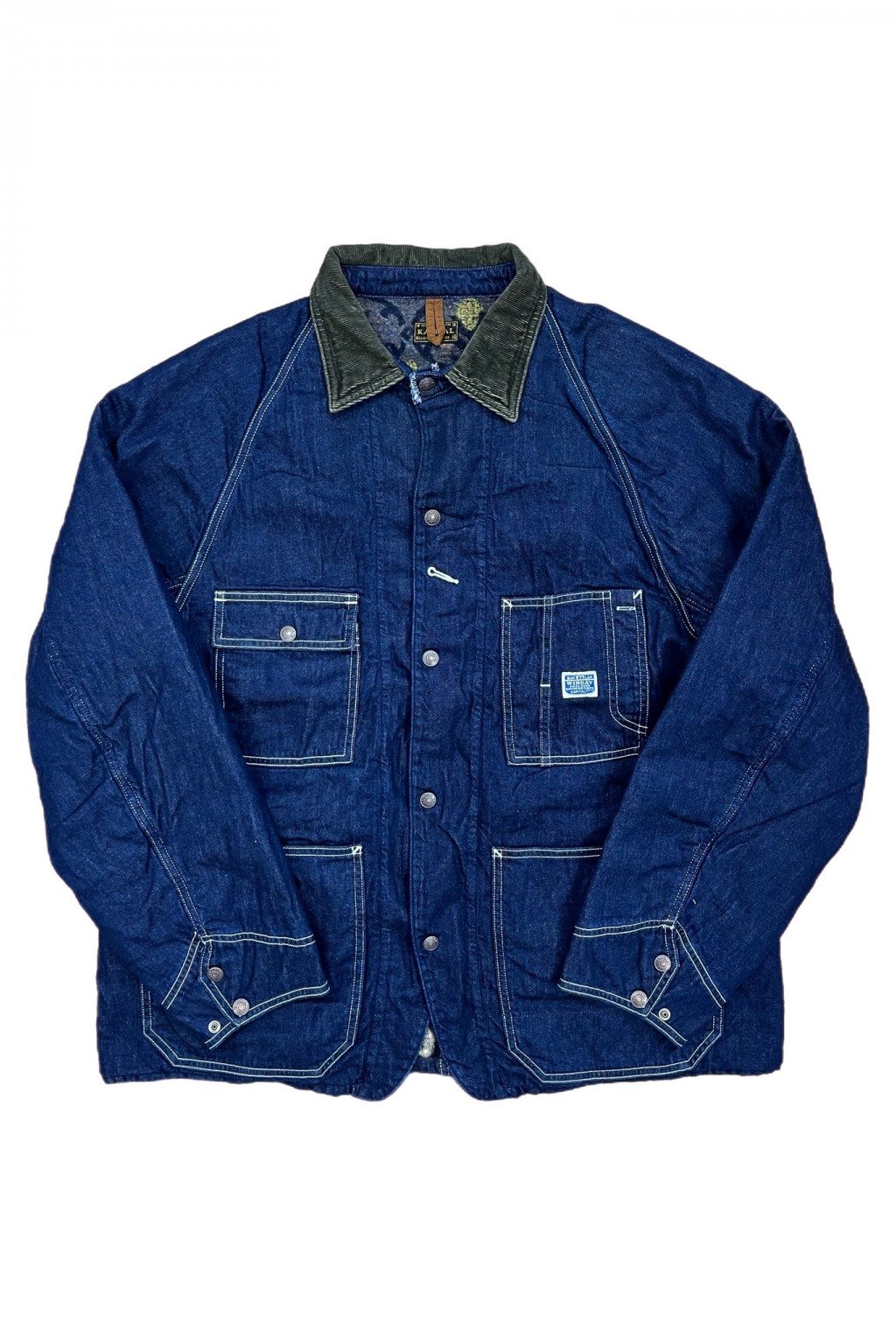 Kapital 8oz Denim Lining CACTUS Coverall (Arabesque) IDG - Made in