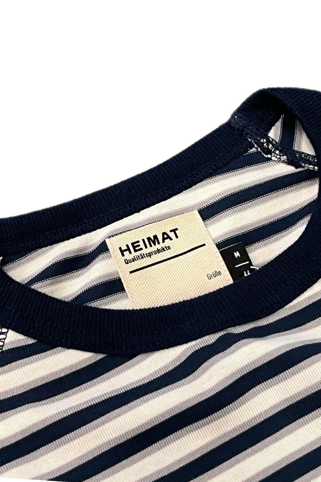 Heimat Boy Scout Tee Ink / Battleship Grey / Seashell