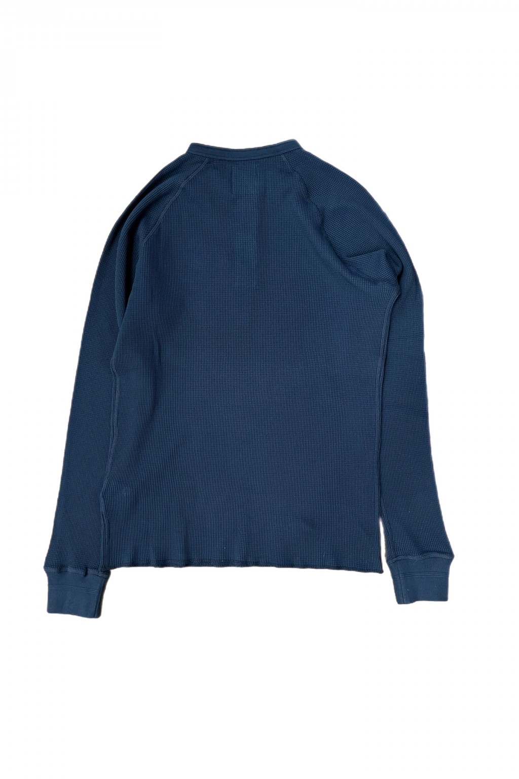 Heimat Cotton Waffle Henley Ink