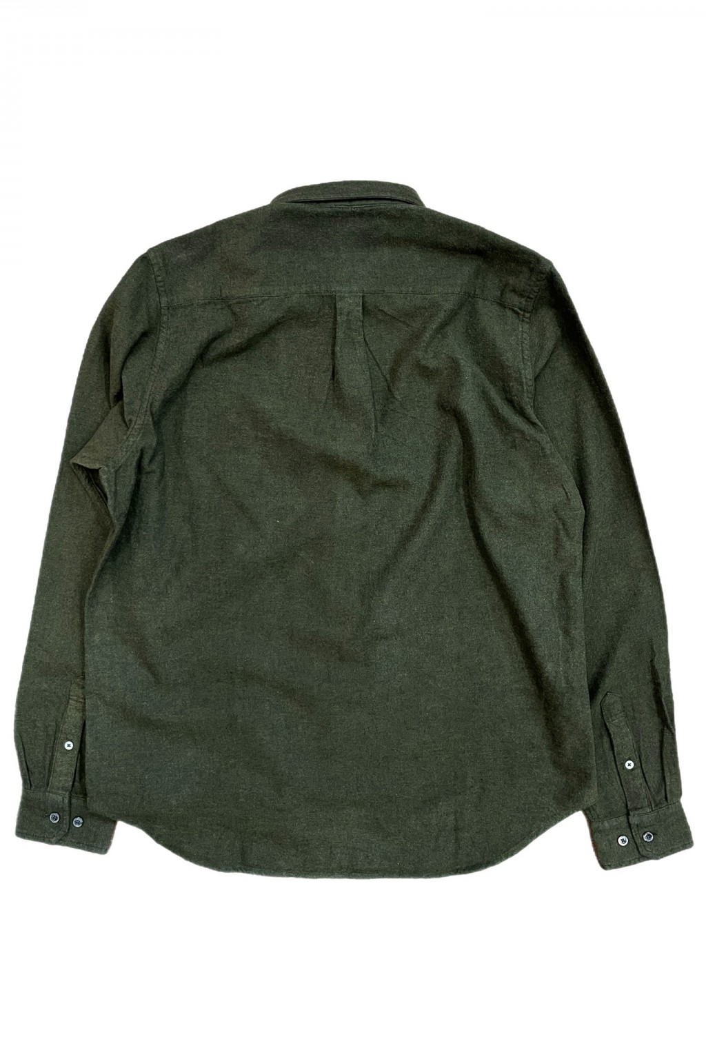 Norse Projects Osvald Flannel Shirt Sitka Green