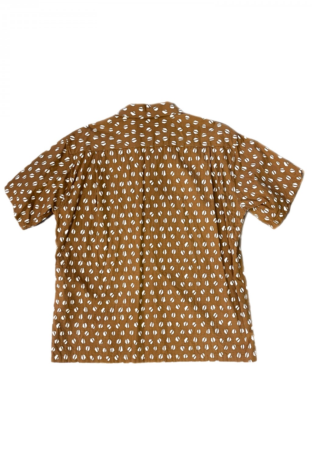 Star of Hollywood Blue Mountain Open Shirt Brown Dobby Cotton