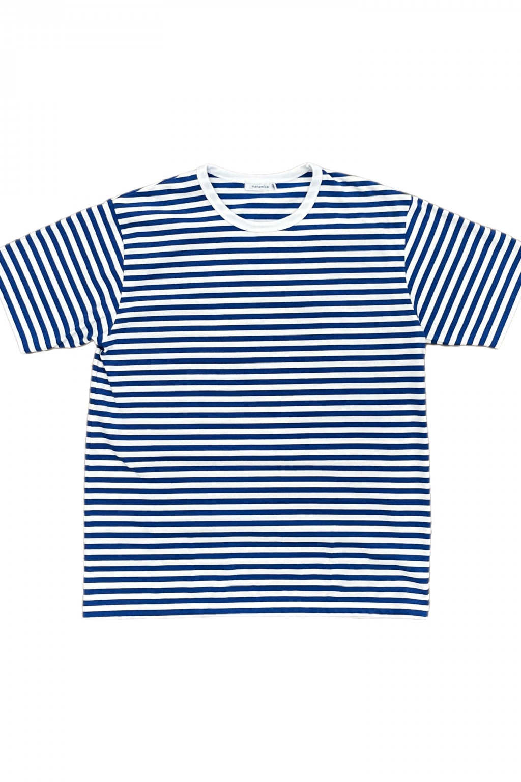 ナナミカ COOLMAX St. Jersey Tee ロイヤルブルー Nanamica COOLMAX St. Jersey Tee Royal Blue x White - Made in