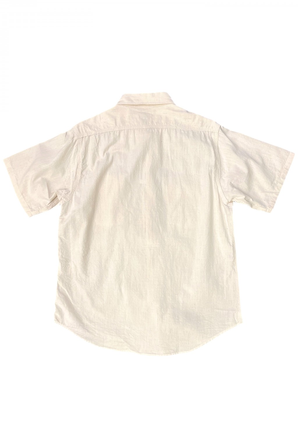 Sugar Cane S/S Work Shirt White Chambray