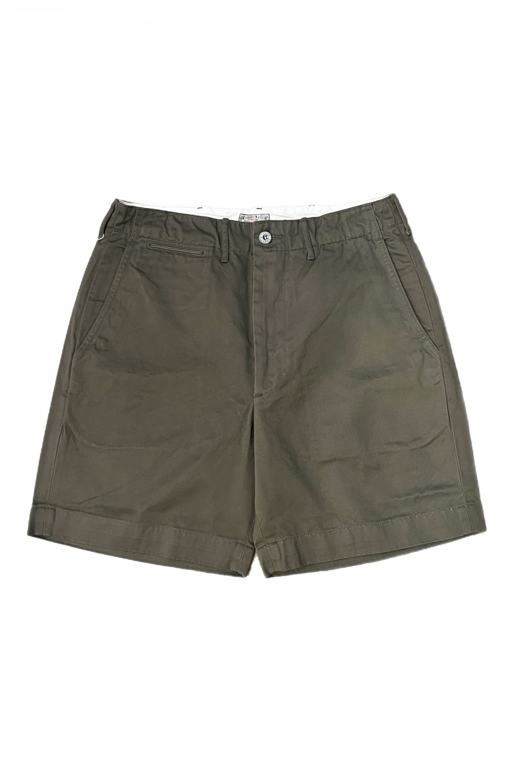 チリ Buzz Rickson's 1945 Model Chino Shorts Olive - Made in Japan