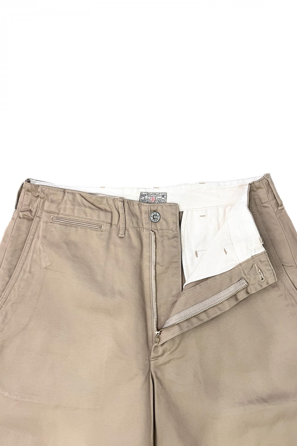 Buzz Rickson's 1945 Model Chino Shorts Beige