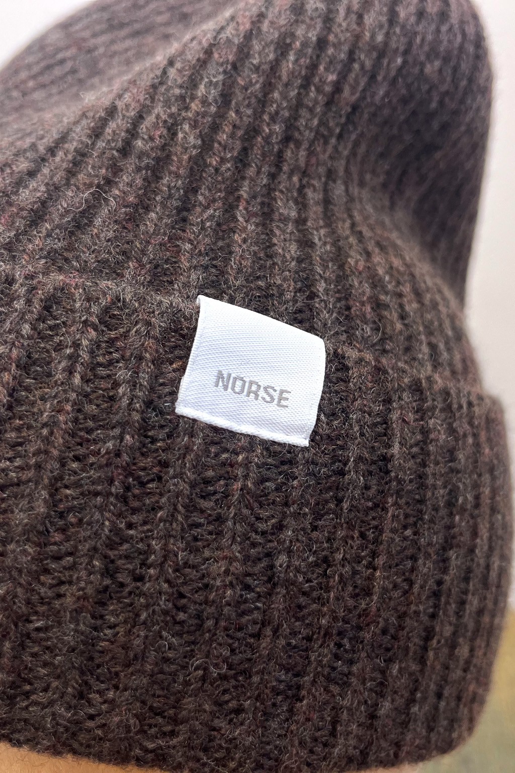 Norse Projects Norse Standard Beanie Heathland Brown