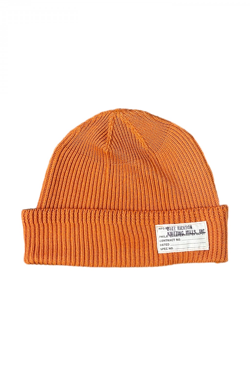 Buzz Rickson's Cotton Watch Cap Orange