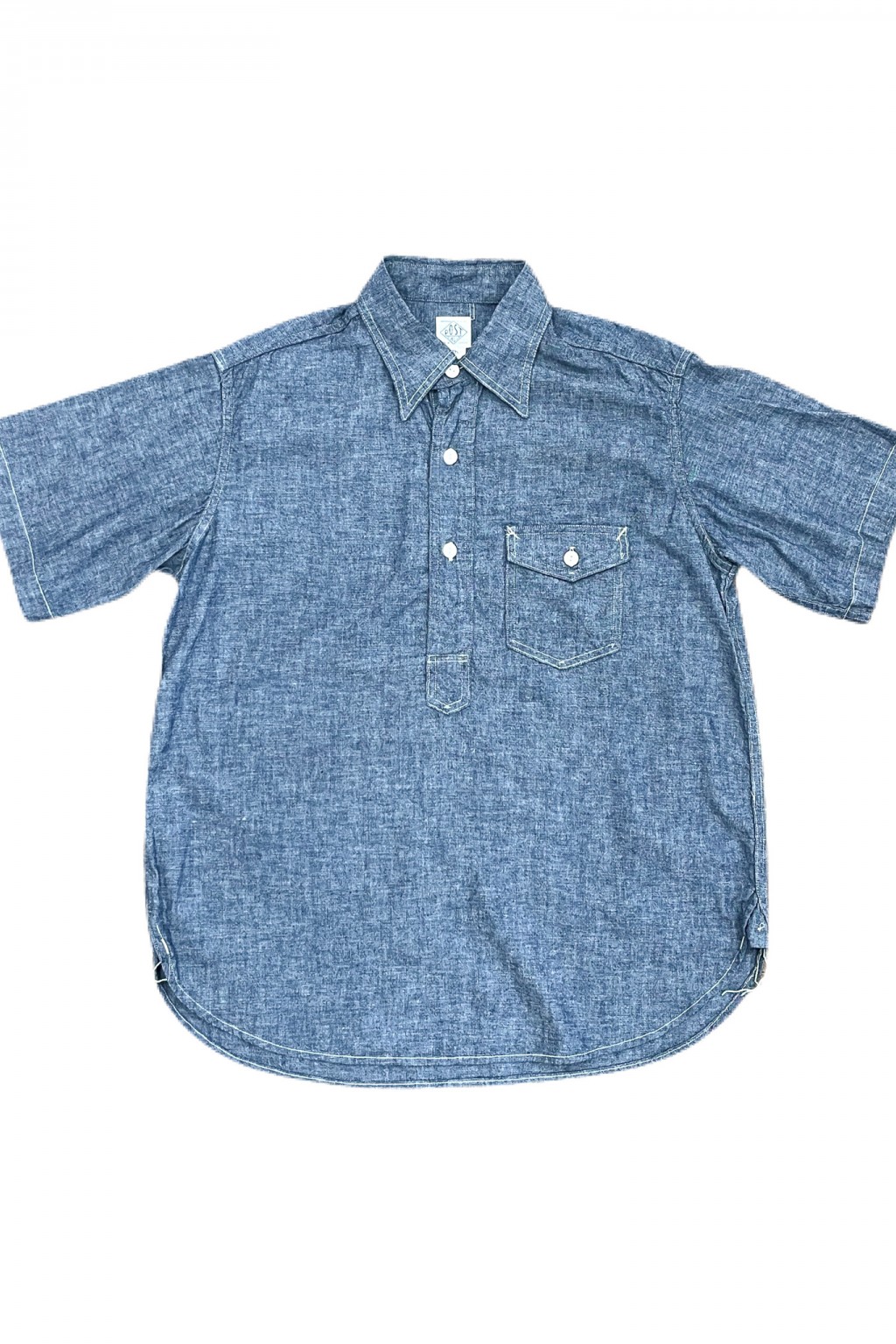 Post Overalls Navy Cut S/S Classic Chambray
