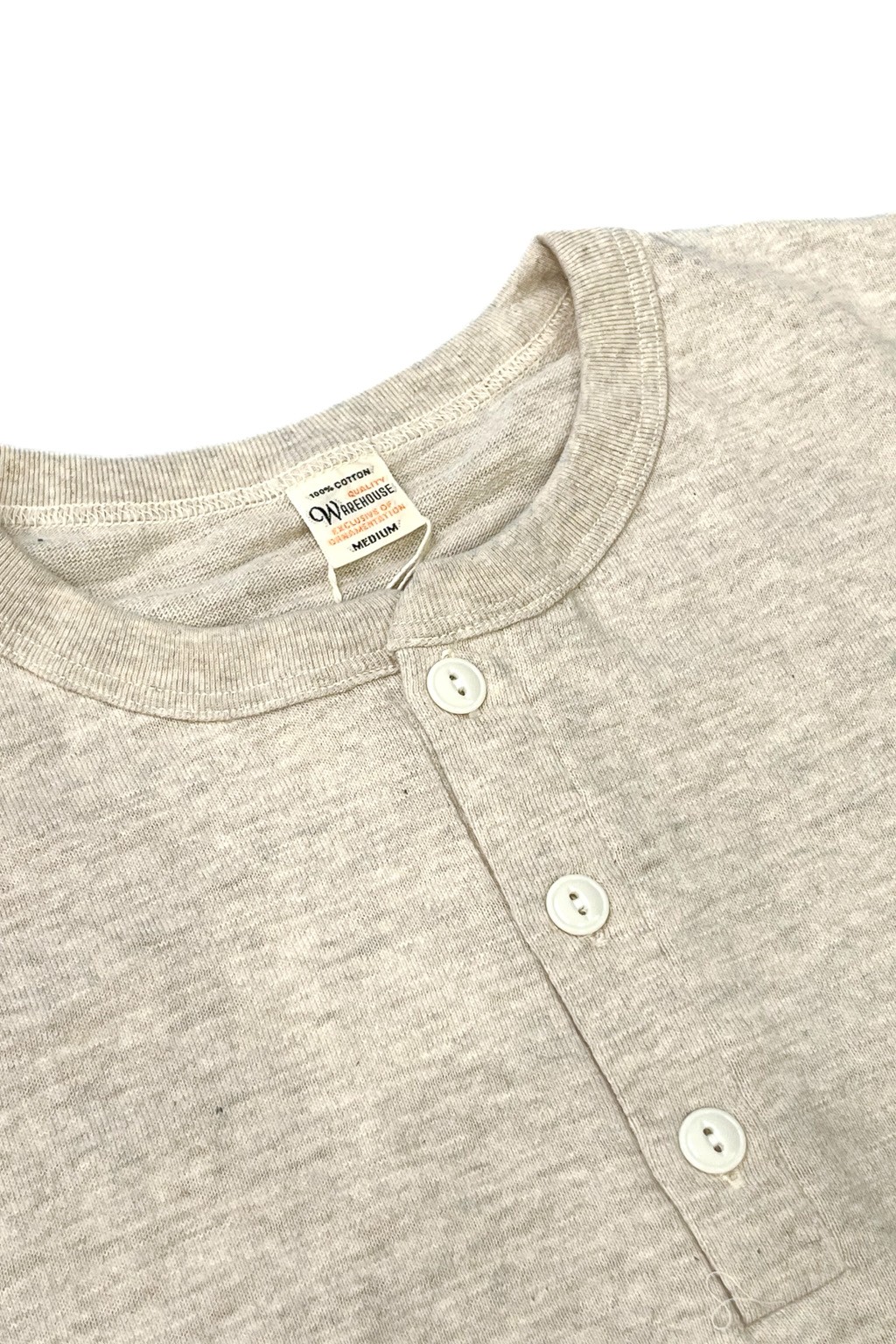 Warehouse & Co. Lot 4601 Henley Neck T-Shirt Oatmeal