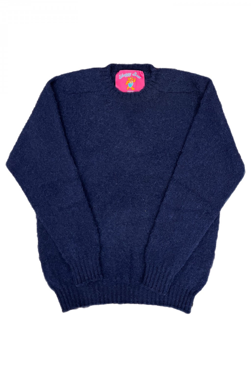 Howlin’ Shaggy Bear Sweater Navy