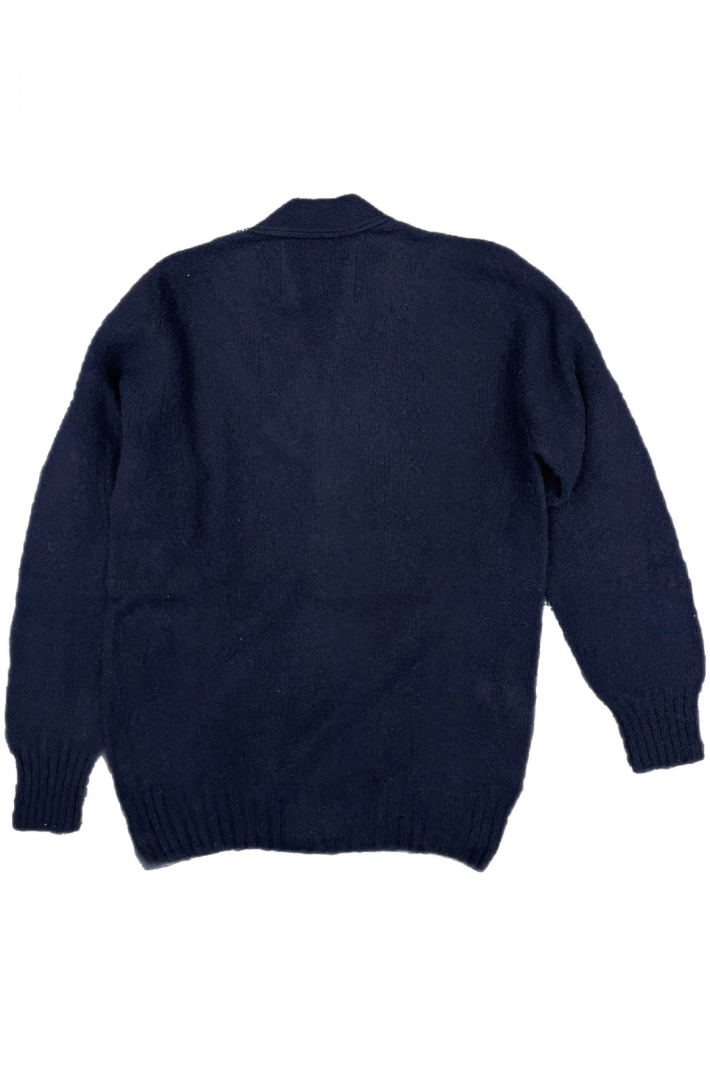 Howlin’ Shaggy Bear Cardigan Navy