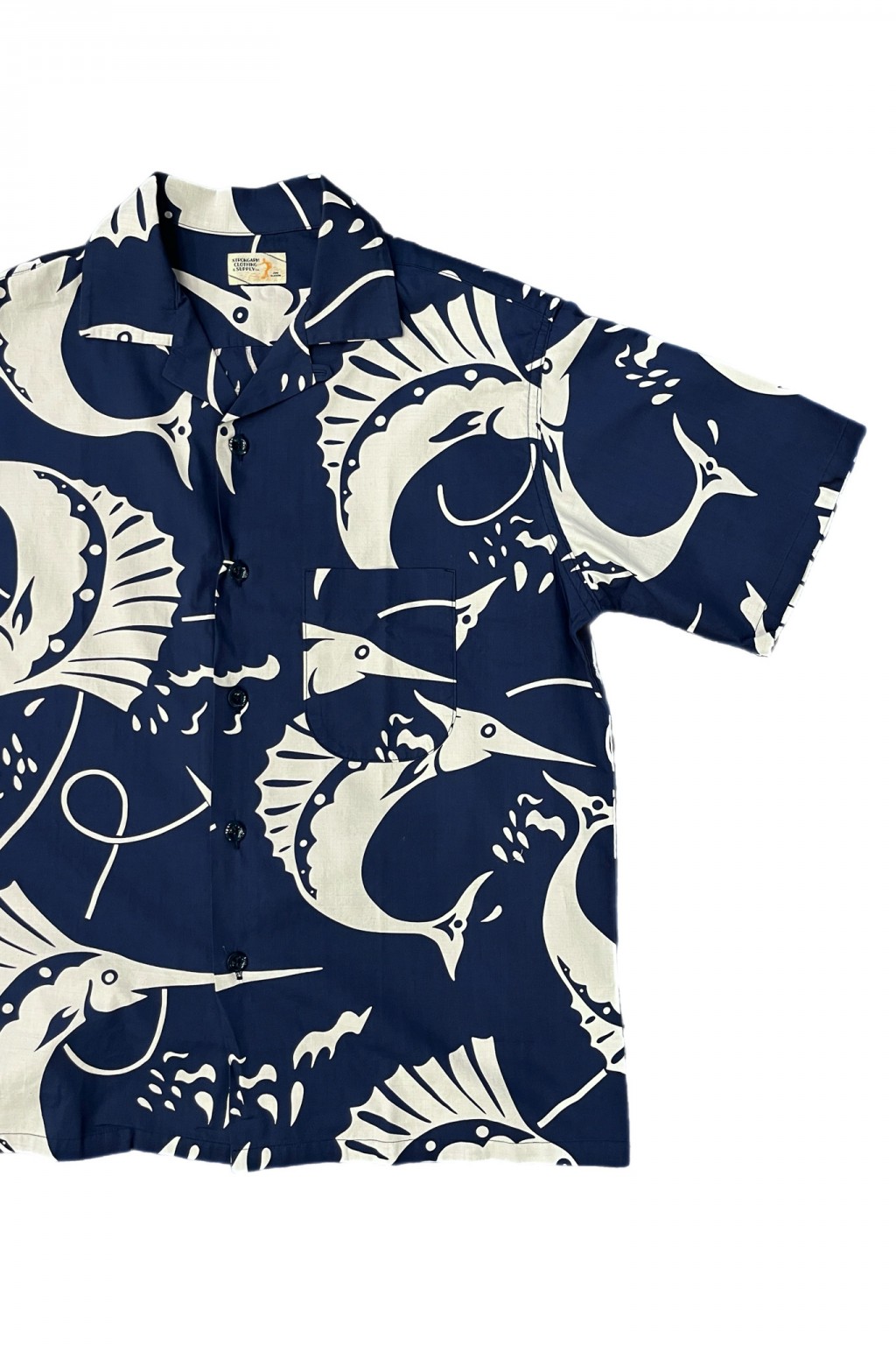 John Gluckow Sailfish Shirt Navy