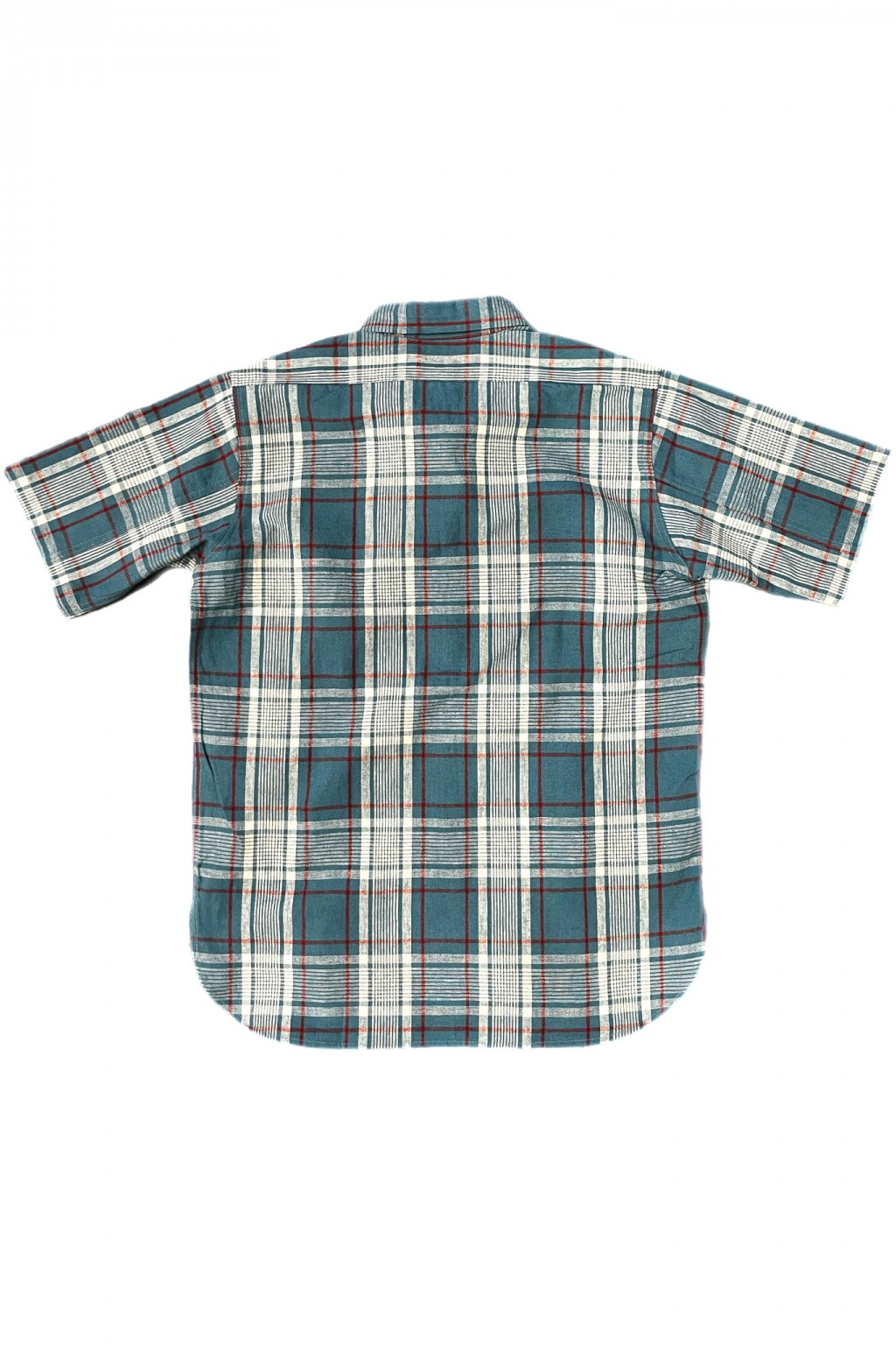 Warehouse & Co. Lot. 3056 S/S Work Shirt Sax Check
