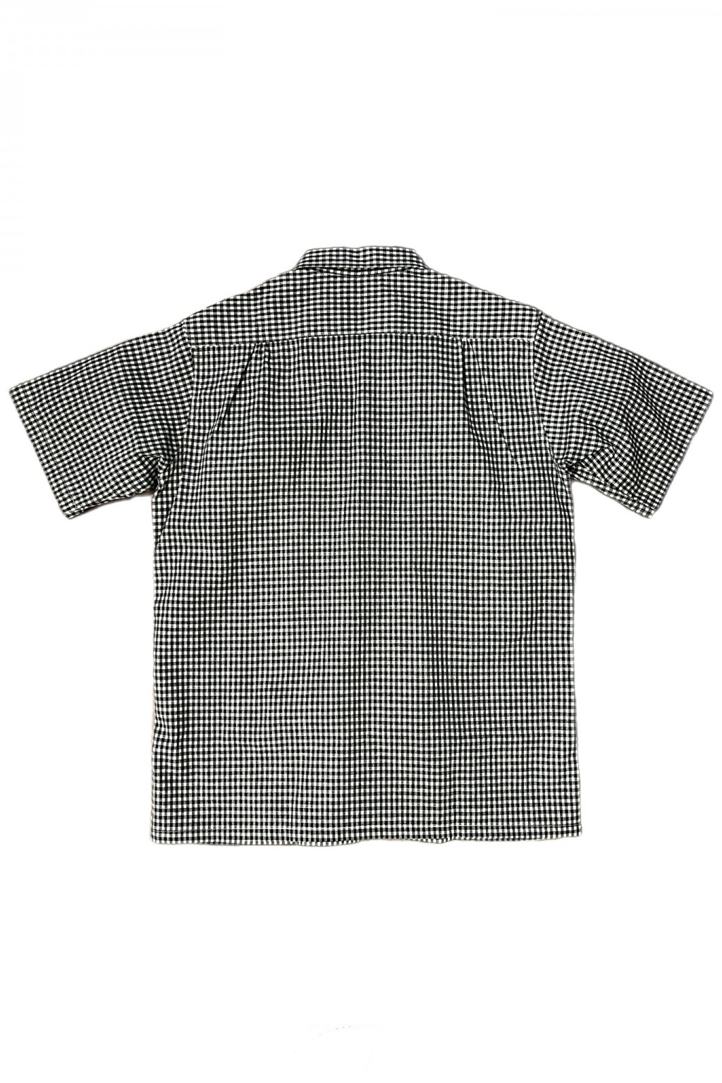 Warehouse & Co. Lot. 3091 S/S Open Shirt Small Navy Gingham