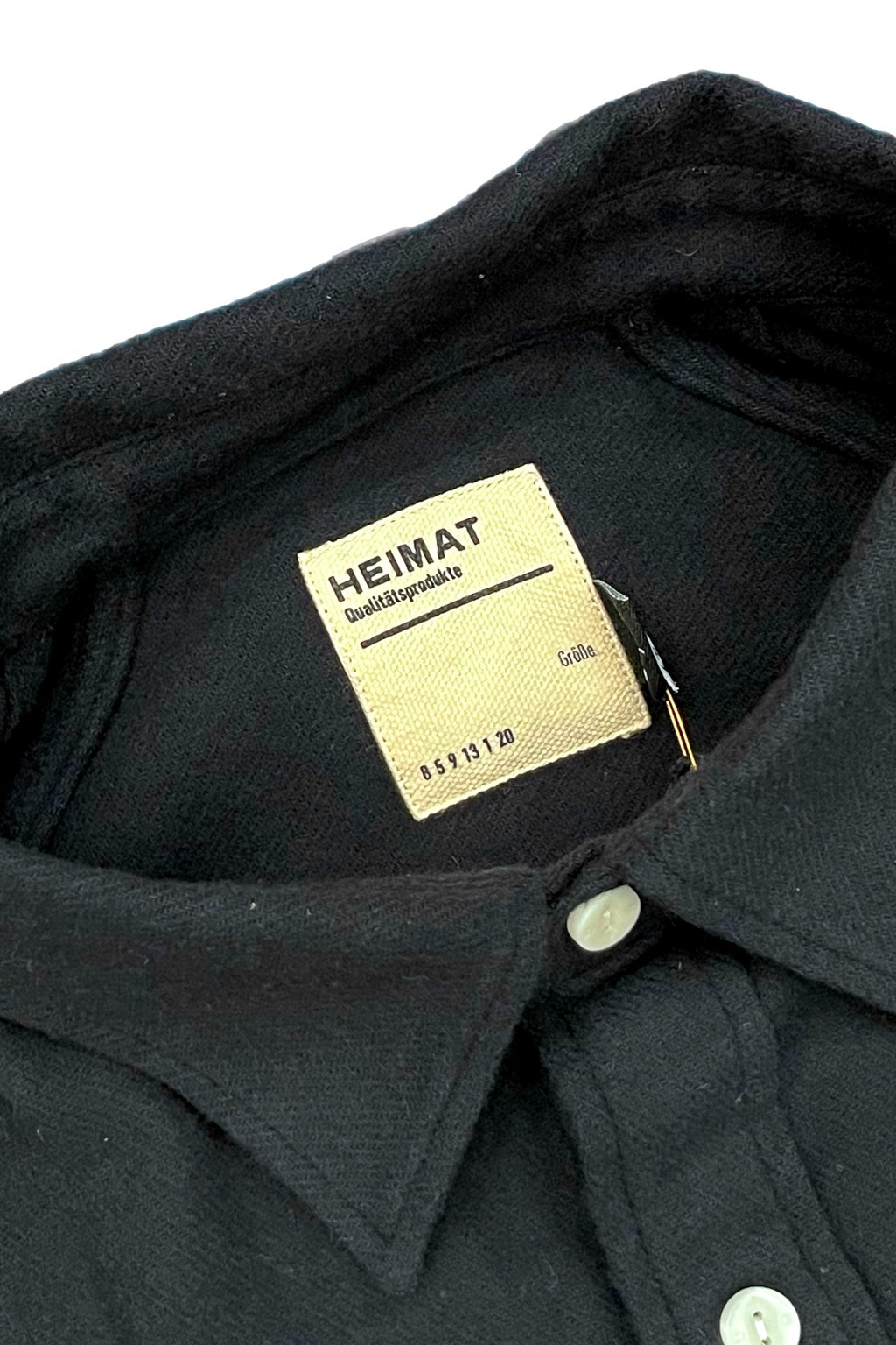 Heimat Work Shirt Black Alaska Flannel