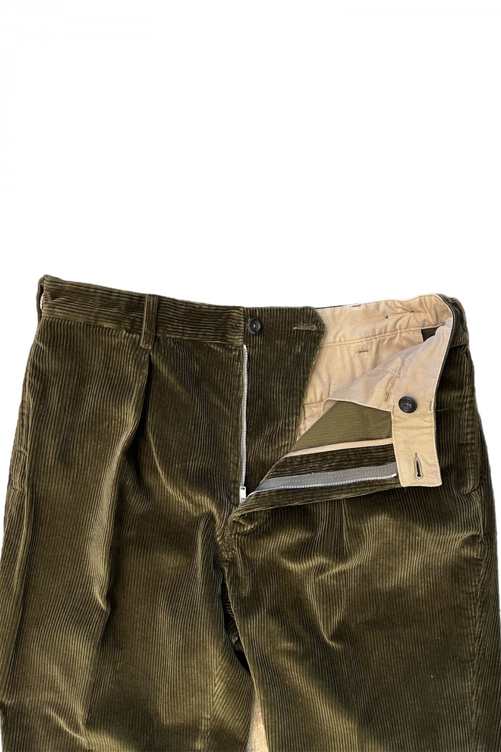 Drake's Games Trousers Olive Corduroy