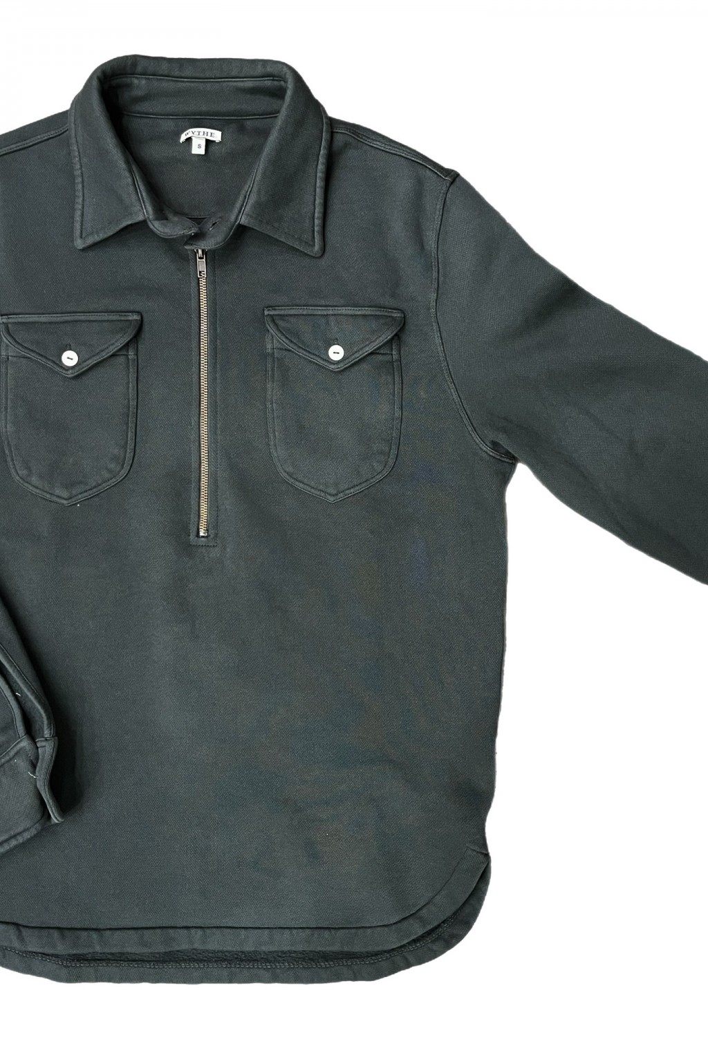 Wythe Half-Zip Sweatshirt Faded Black