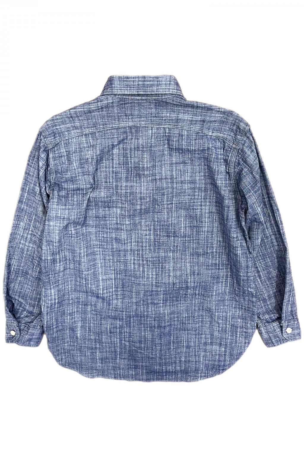 Engineered Garments Work Shirt Navy Cotton Slab