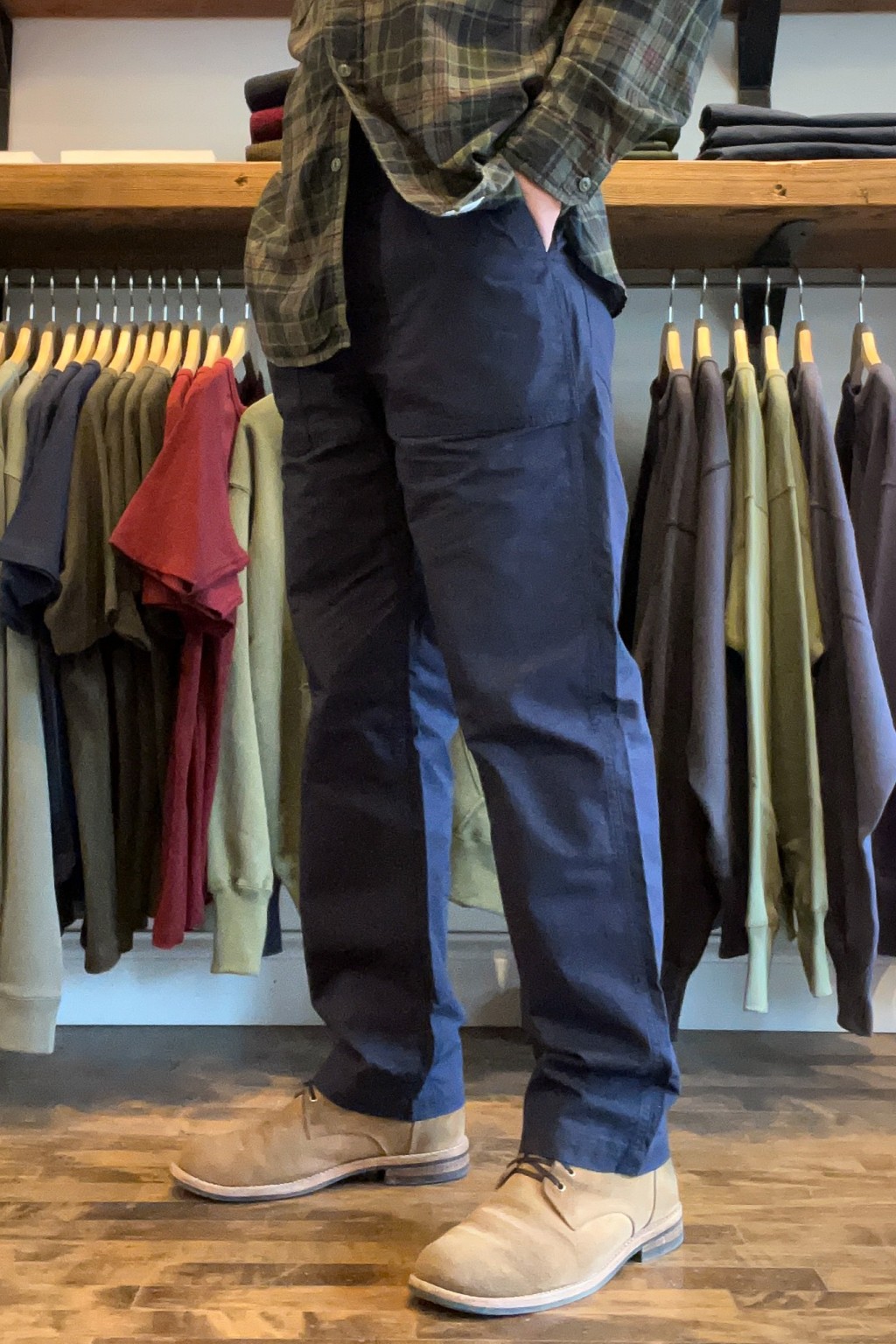 Engineered Garments Fatigue Pant Dark Navy Cotton Ripstop