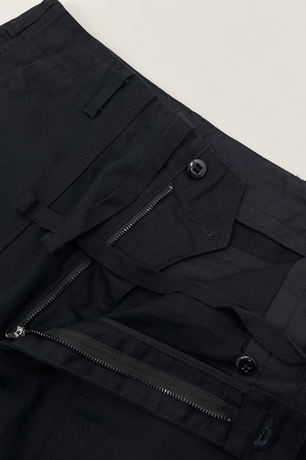 Engineered Garments Fatigue Pant Black Cotton Heavy Twill