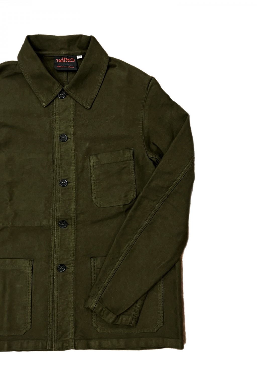 Vetra Chore Coat Ash Moleskin
